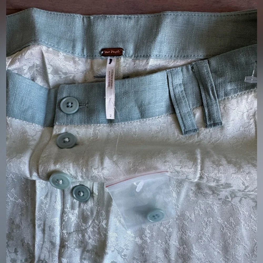NWOT Free People Claudia Tap Shorts-Waterlily Combo